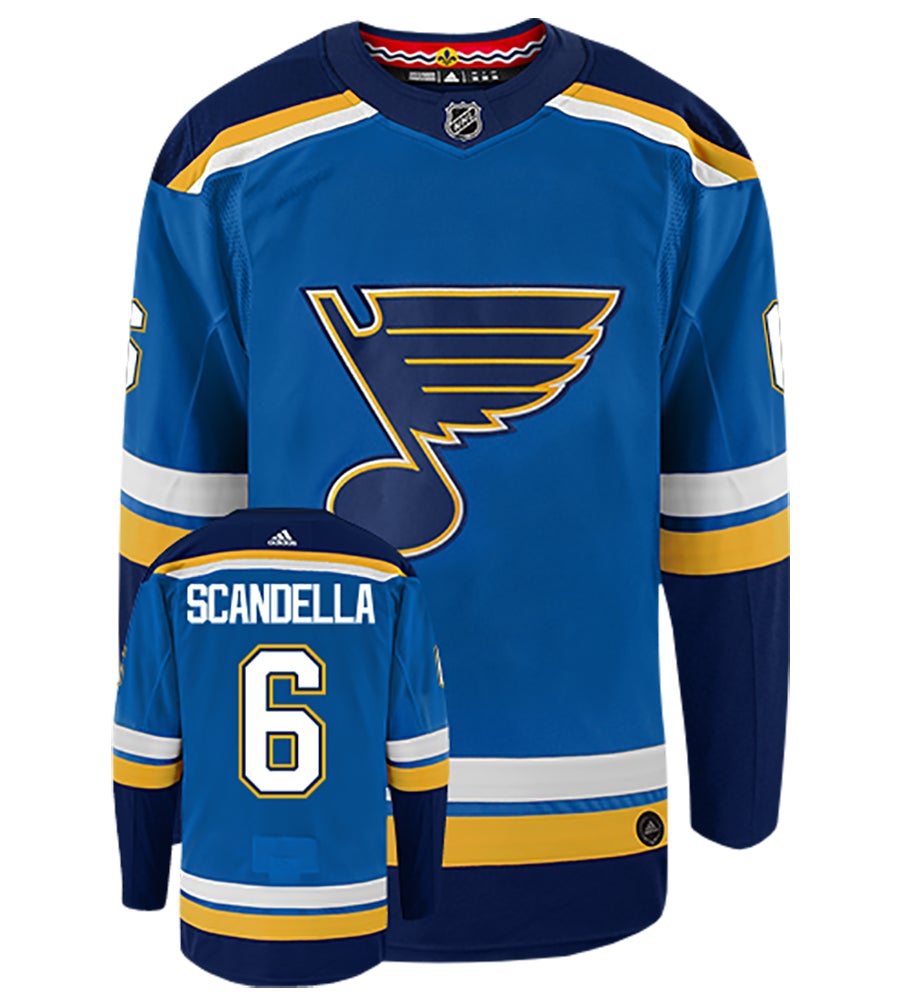 Marco Scandella St. Louis Blues Adidas Authentic Home NHL Hockey Jersey
