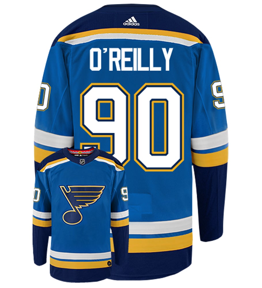 Ryan O'Reilly St. Louis Blues Adidas Authentic Home NHL Hockey Jersey