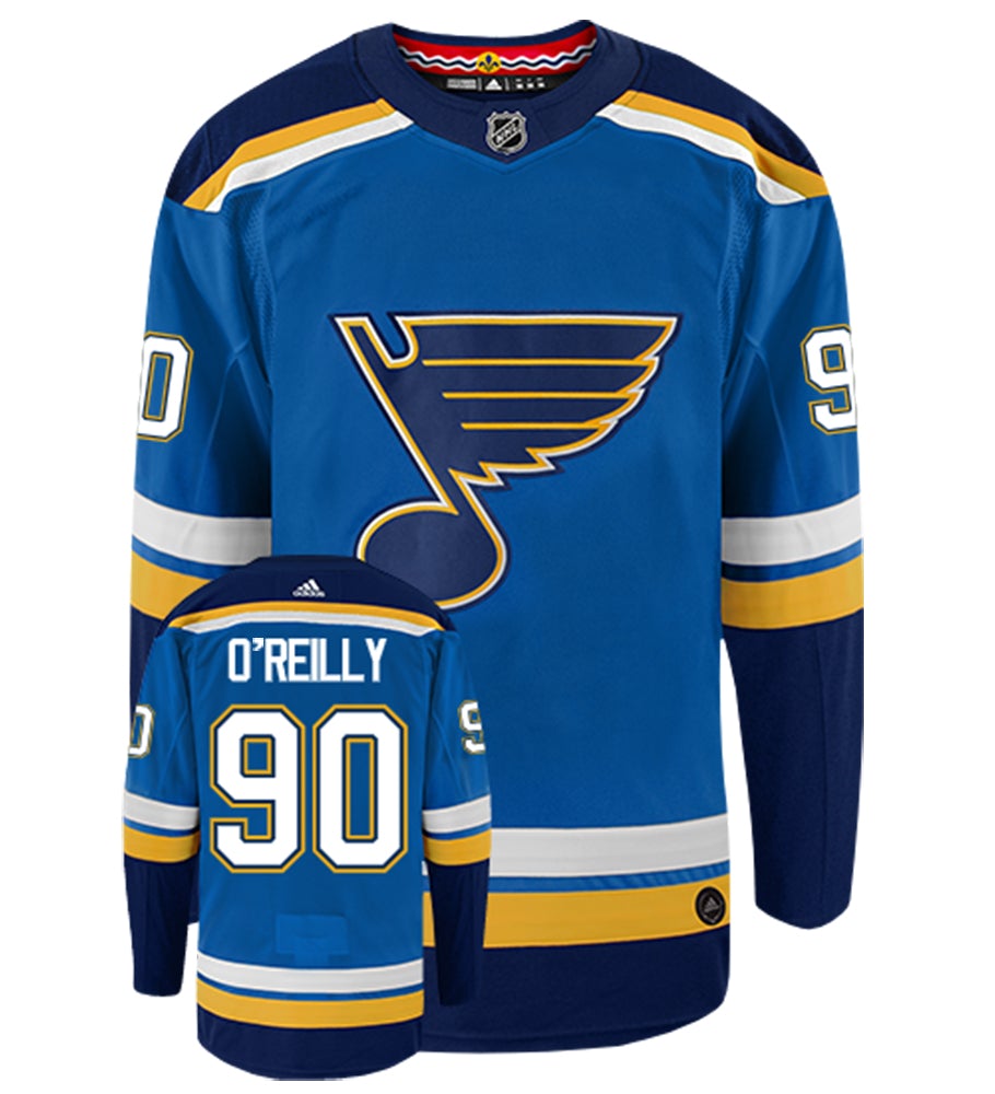 Ryan O'Reilly St. Louis Blues Adidas Authentic Home NHL Hockey Jersey