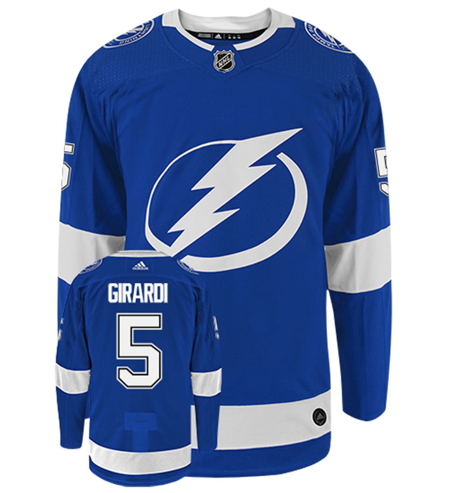 Dan Girardi Tampa Bay Lightning Adidas Authentic Home NHL Hockey Jersey