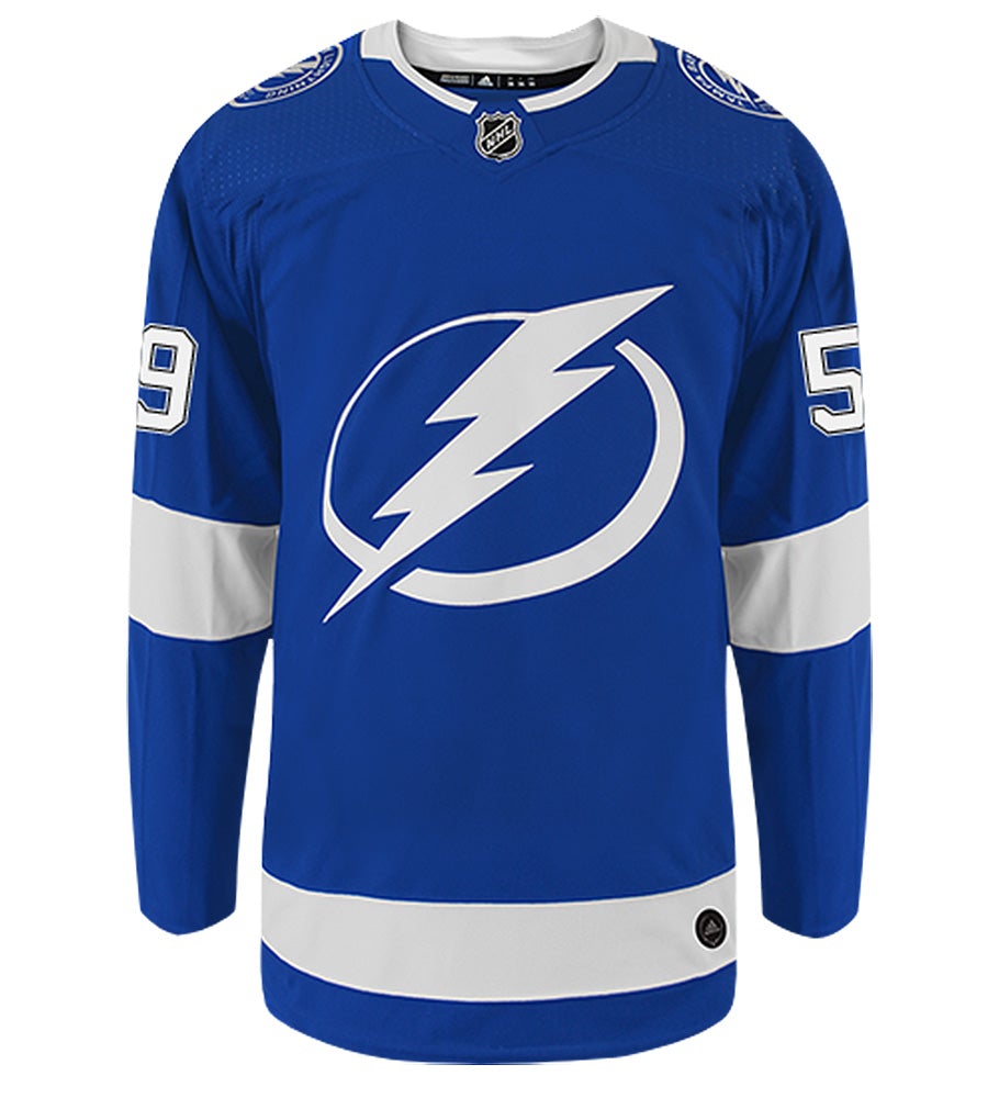 Jake Dotchin Tampa Bay Lightning Adidas Authentic Home NHL Hockey Jersey