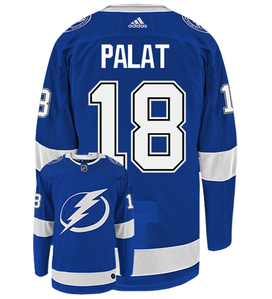 Ondrej Palat Tampa Bay Lightning Adidas Authentic Home NHL Hockey Jersey