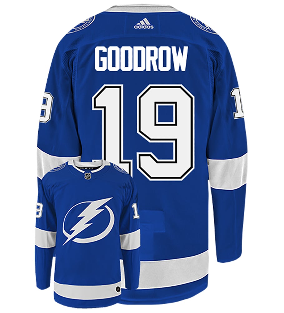 Barclay Goodrow Tampa Bay Lightning Adidas Authentic Home NHL Hockey Jersey