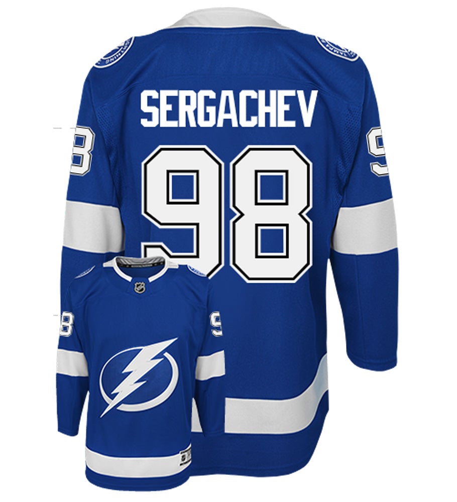 Mikhail Sergachev Tampa Bay Lightning Youth Home NHL Replica Hockey Jersey