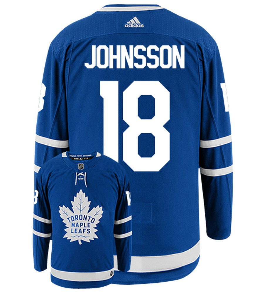 Andreas Johnsson Toronto Maple Leafs Adidas Authentic Home NHL Jersey