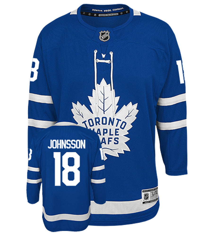 Andreas Johnsson Toronto Maple Leafs Youth Home NHL Replica Hockey Jersey
