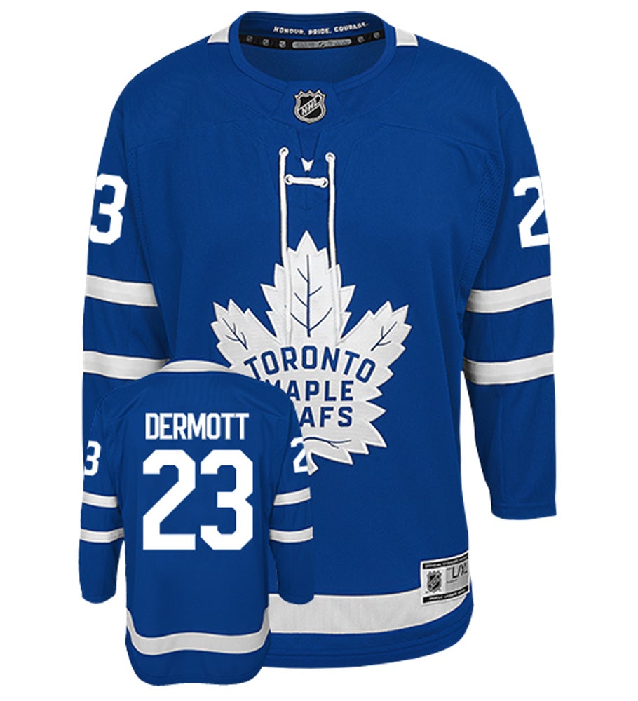 Travis Dermott Toronto Maple Leafs Youth Home NHL Replica Hockey Jersey –