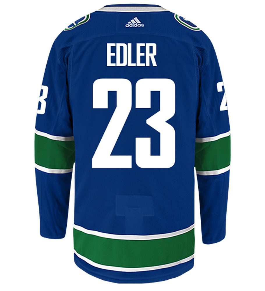 Alexander Edler Vancouver Canucks Adidas Authentic Home NHL Hockey Jersey