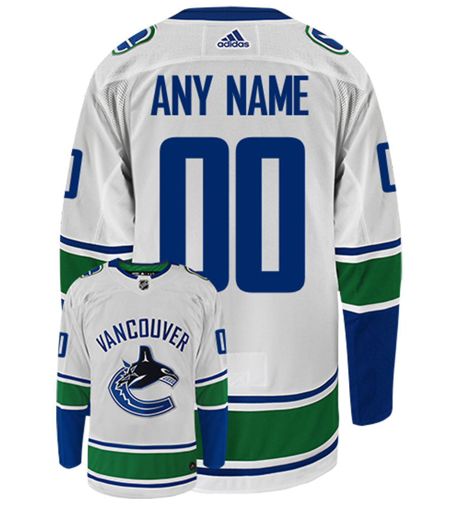 Vancouver Canucks Adidas Authentic Away NHL Hockey Jersey