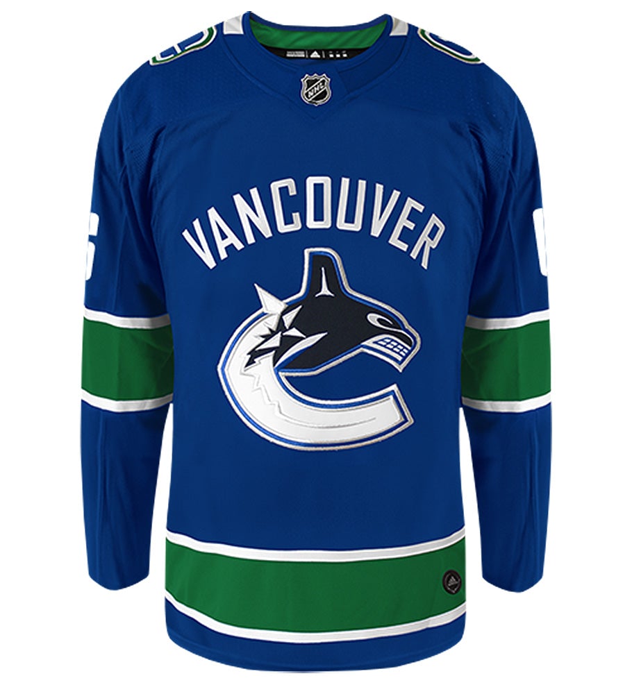 Brock Boeser Vancouver Canucks Adidas Authentic Home NHL Hockey Jersey