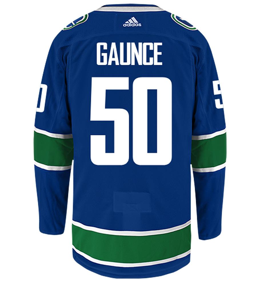 Brendan Gaunce Vancouver Canucks Adidas Authentic Home NHL Hockey Jersey