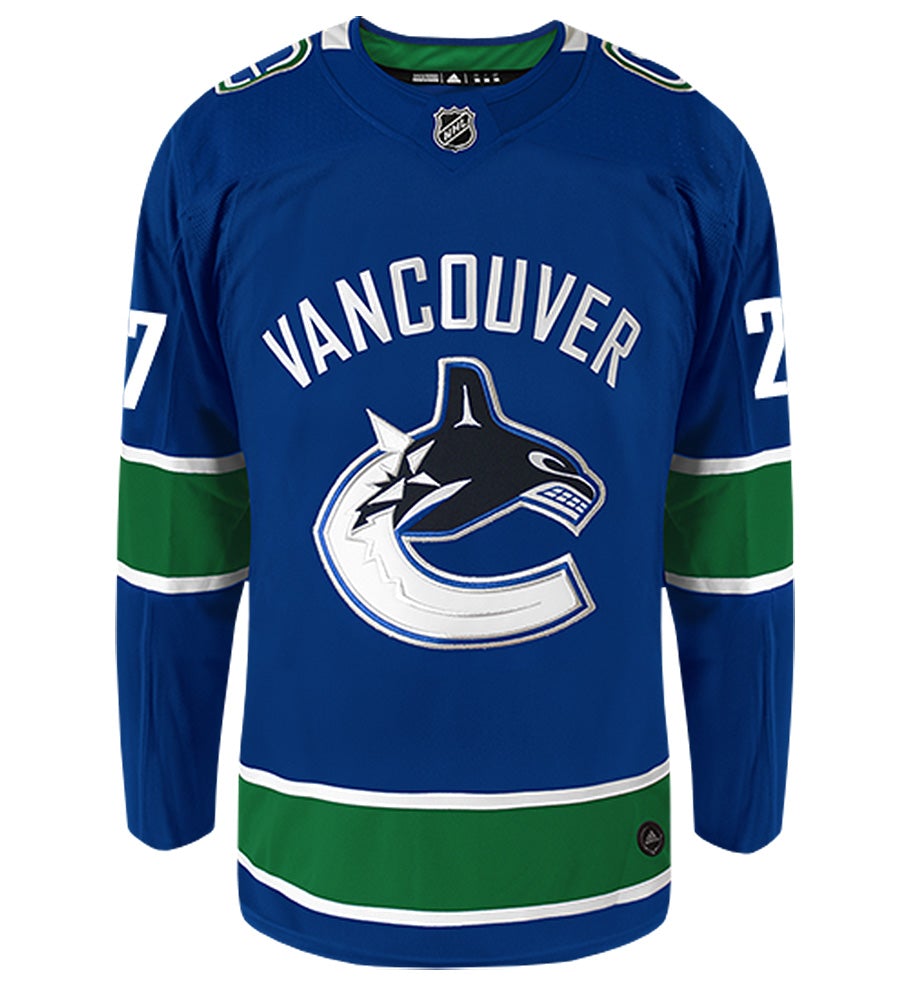 Ben Hutton Vancouver Canucks Adidas Authentic Home NHL Hockey Jersey
