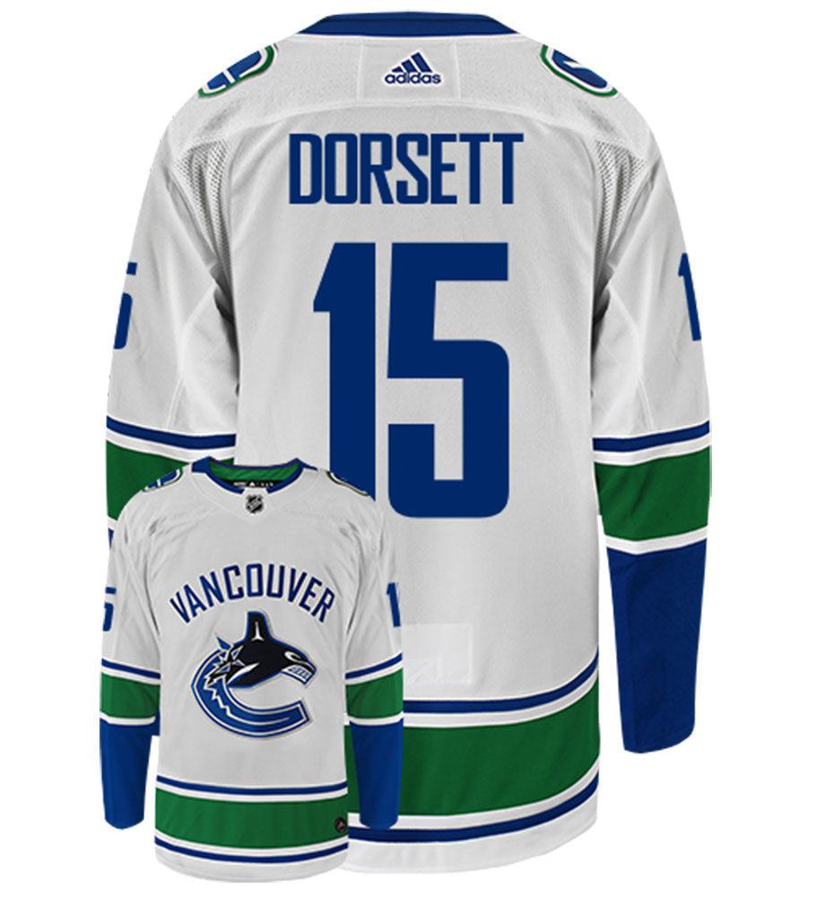Derek Dorsett Vancouver Canucks Adidas Authentic Away NHL Hockey Jersey