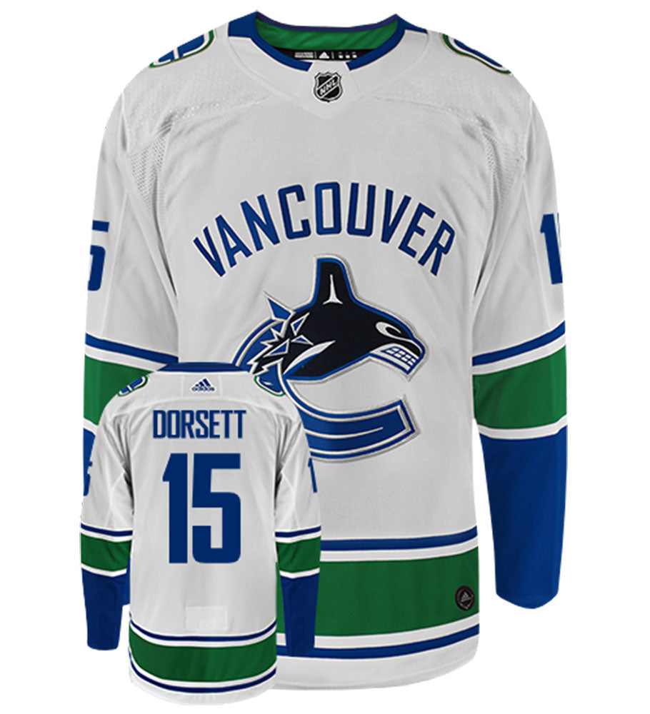 Derek Dorsett Vancouver Canucks Adidas Authentic Away NHL Hockey Jersey