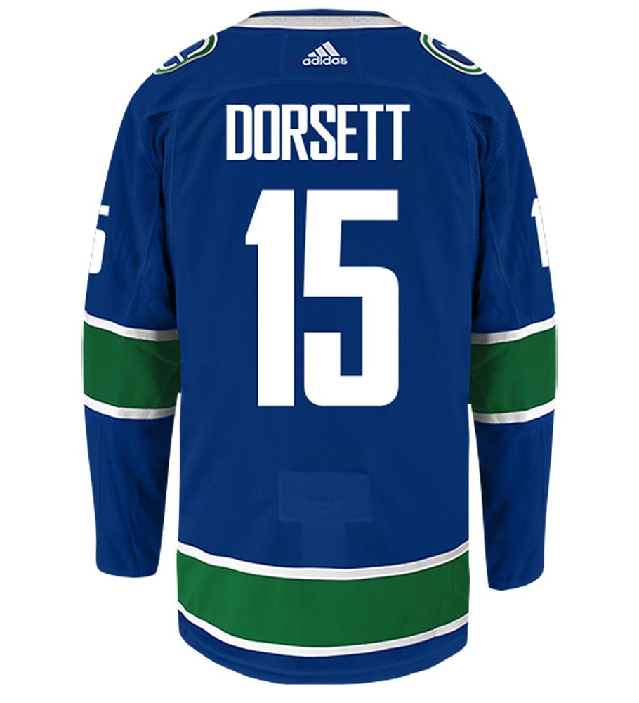 Derek Dorsett Vancouver Canucks Adidas Authentic Home NHL Hockey Jersey