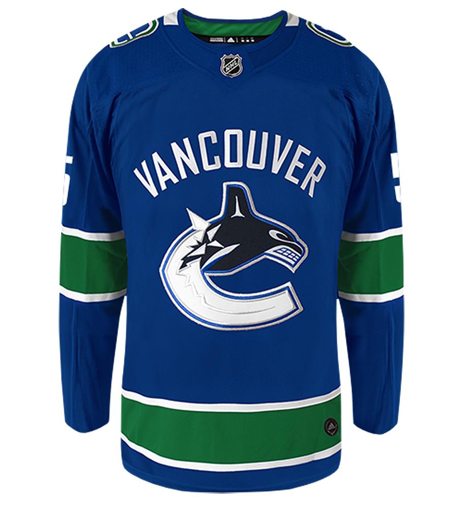 Derrick Pouliot Vancouver Canucks Adidas Authentic Home NHL Hockey Jersey