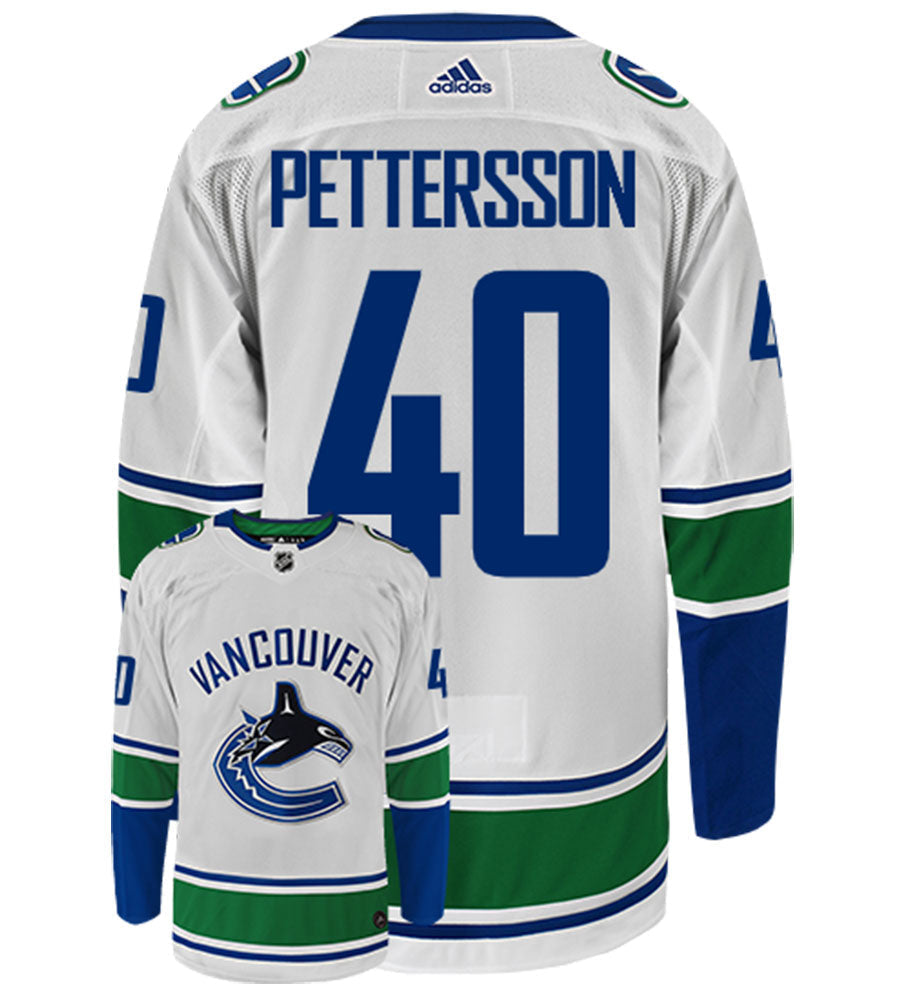 Elias Pettersson Vancouver Canucks Adidas Authentic Away NHL Hockey Jersey