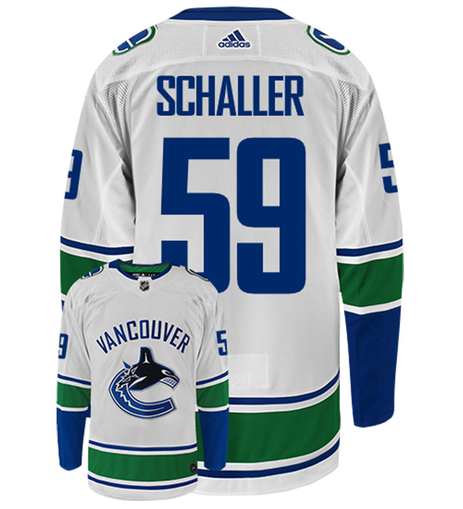 Tim Schaller Vancouver Canucks Adidas Authentic Away NHL Hockey Jersey