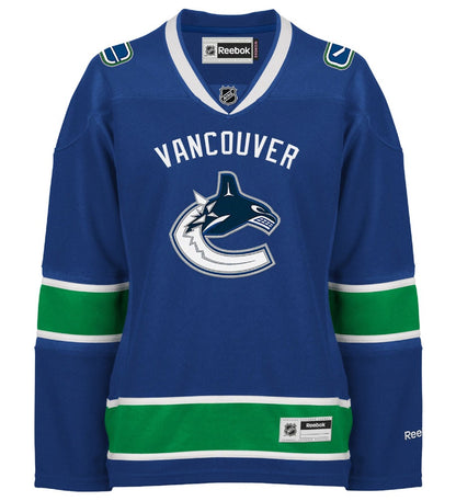 Vancouver Canucks Womens Reebok Premier Replica Home Jersey