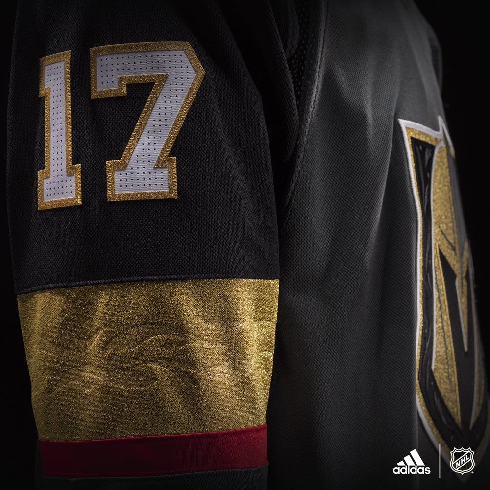 Vegas Golden Knights Adidas Authentic Home NHL Hockey Jersey