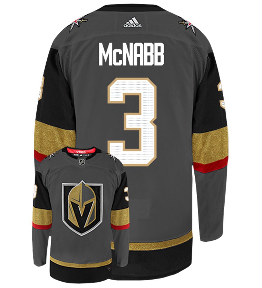 Brayden McNabb Vegas Golden Knights Adidas Authentic Home NHL Hockey Jersey
