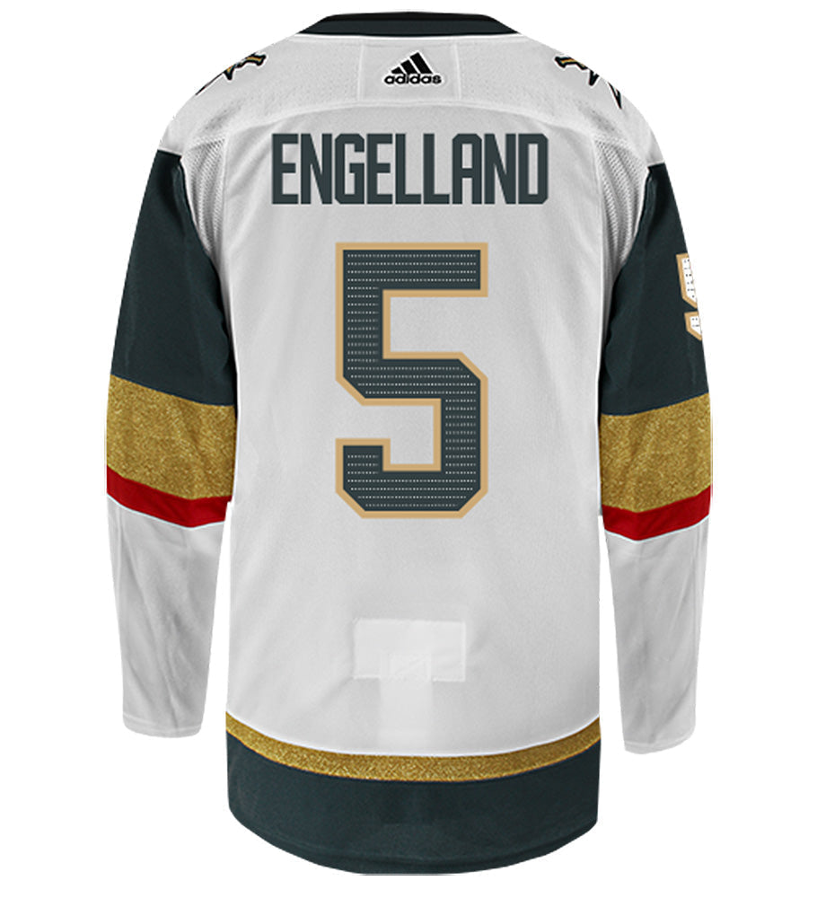 Deryk Engelland Vegas Golden Knights Adidas Authentic Away NHL Hockey Jersey