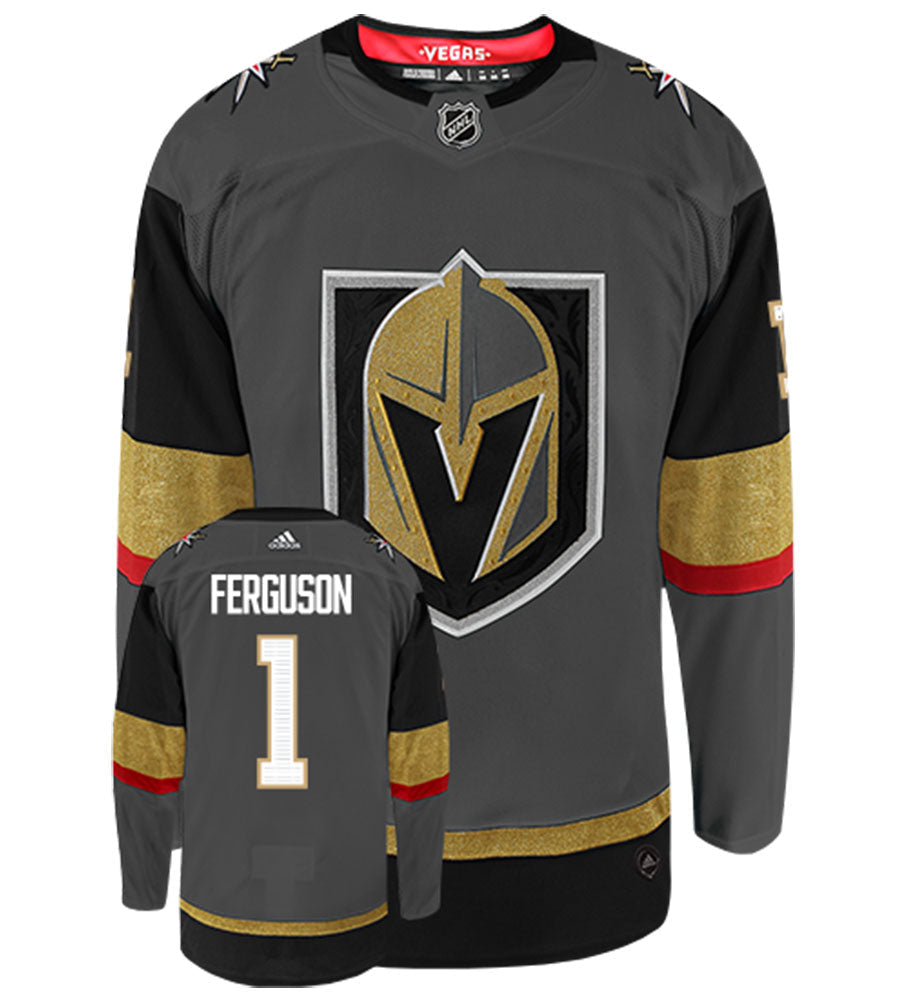 Dylan Ferguson Vegas Golden Knights Adidas Authentic Home NHL Hockey Jersey