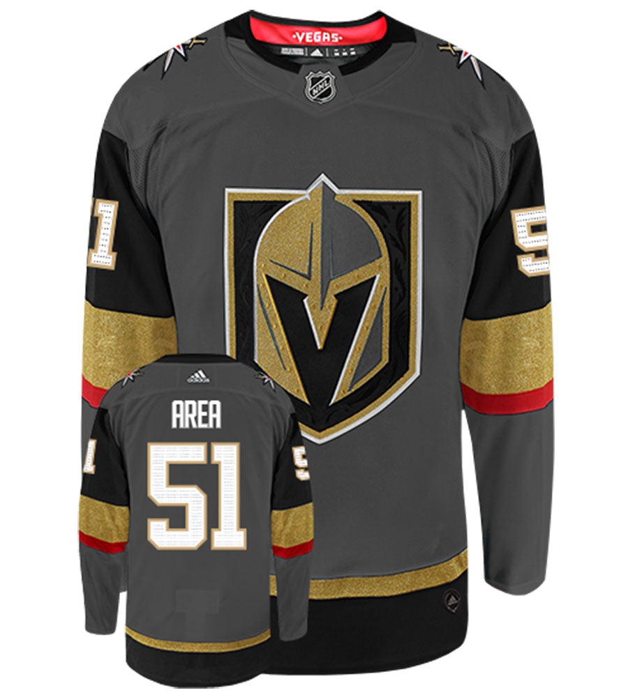 Area 51 Vegas Golden Knights Adidas Authentic Away NHL Hockey Jersey