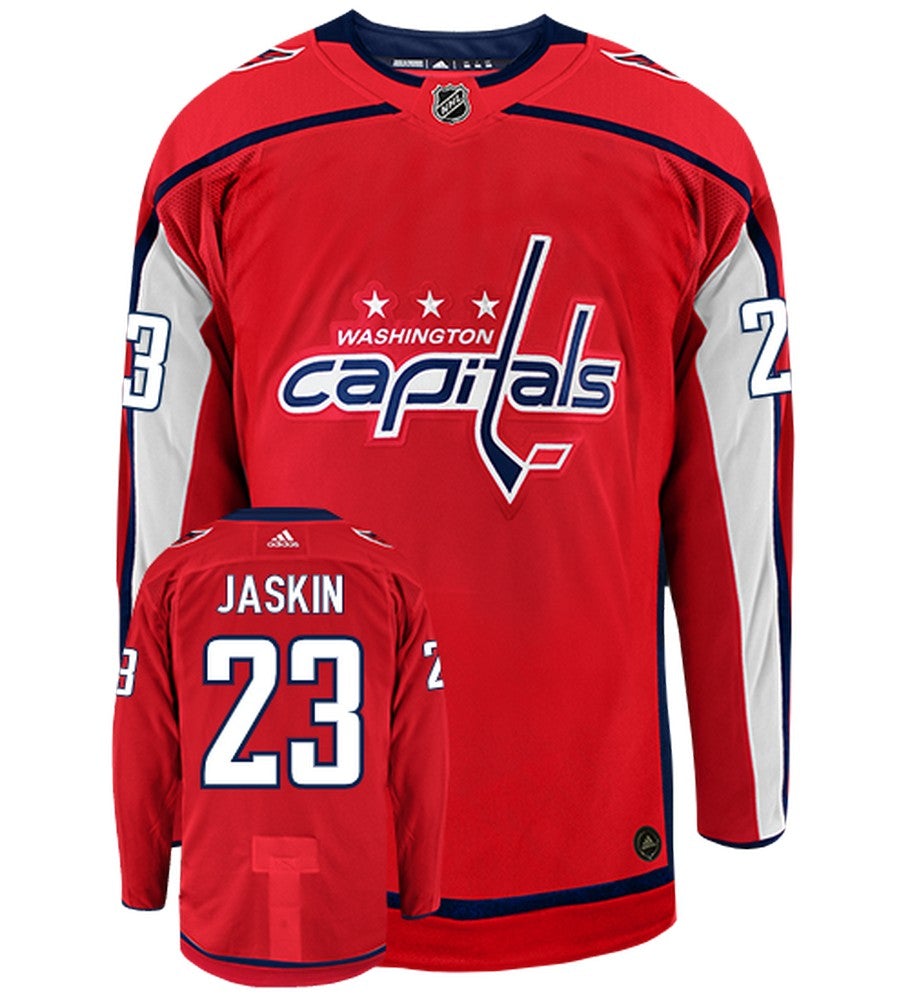 Dmitrij Jaskin Washington Capitals Adidas Authentic Home NHL Jersey
