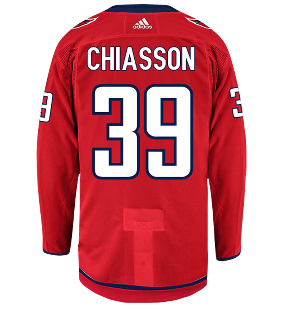 Alex Chiasson Washington Capitals Adidas Authentic Home NHL Hockey Jersey