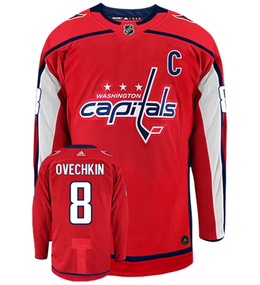 Alex Ovechkin Washington Capitals Adidas Authentic Home NHL Hockey Jersey