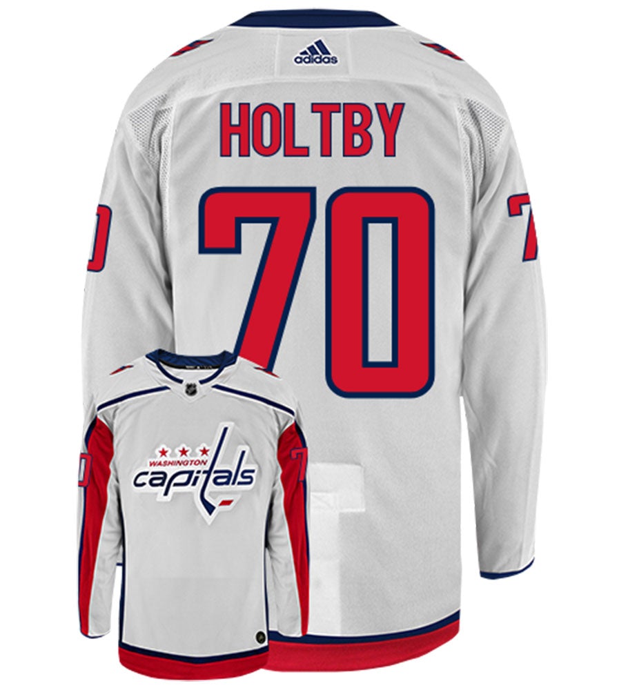 Braden Holtby Washington Capitals Adidas Authentic Away NHL Hockey Jersey