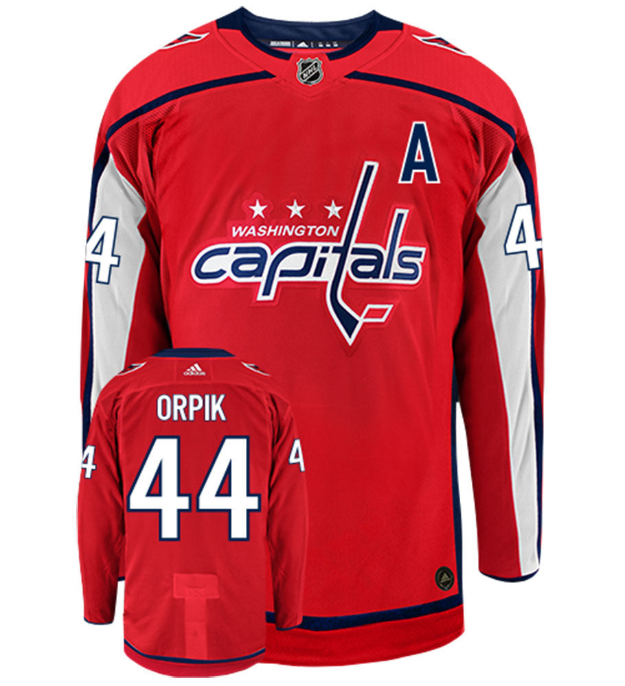 Brooks Orpik Washington Capitals Adidas Authentic Home NHL Hockey Jersey