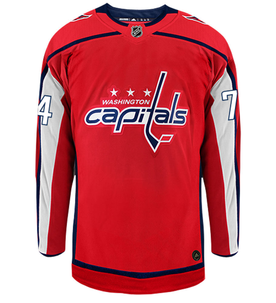 John Carlson Washington Capitals Adidas Authentic Home NHL Hockey Jersey