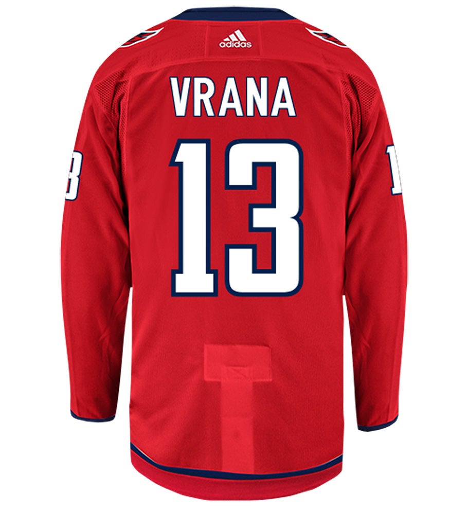 Jakub Vrana Washington Capitals Adidas Authentic Home NHL Hockey Jersey