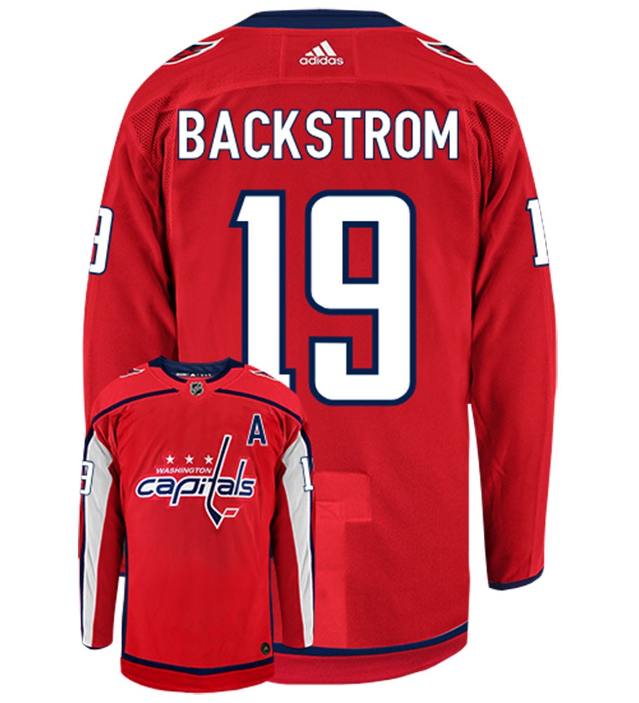 Nicklas Backstrom Washington Capitals Adidas Authentic Home NHL Hockey Jersey