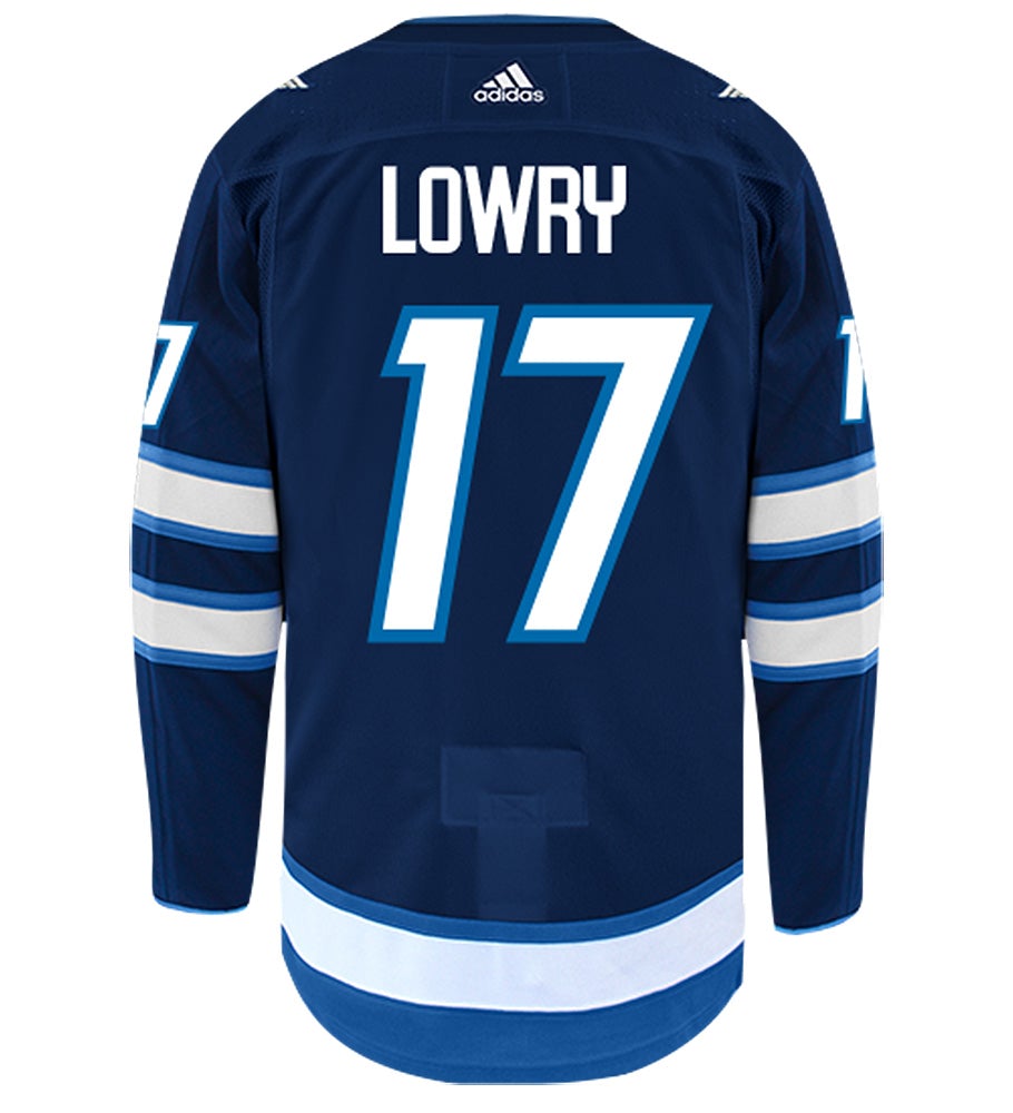 Adam Lowry Winnipeg Jets Adidas Authentic Home NHL Hockey Jersey