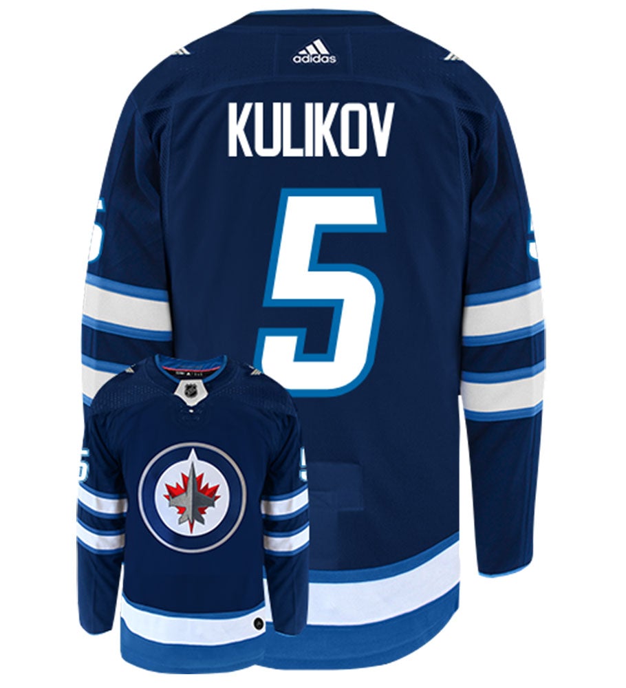 Dmitry Kulikov Winnipeg Jets Adidas Authentic Home NHL Hockey Jersey