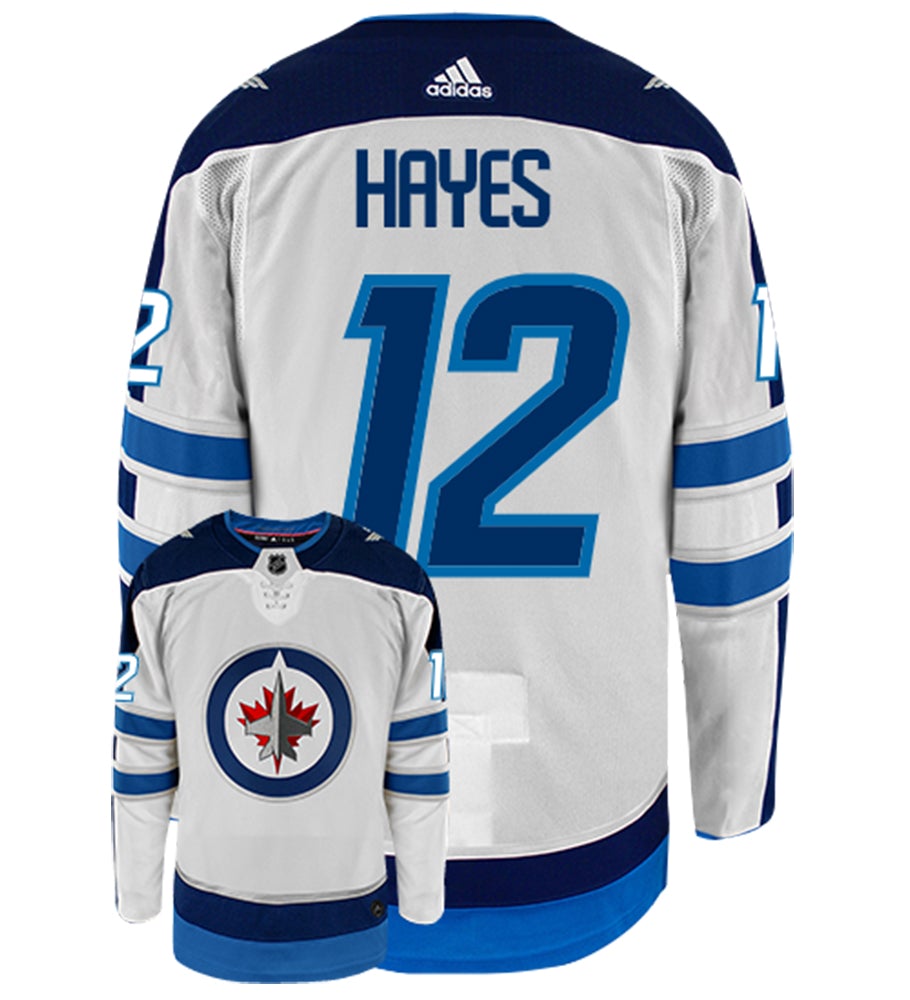 Kevin Hayes Winnipeg Jets Adidas Authentic Away NHL Hockey Jersey