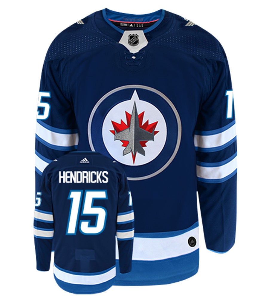 Matt Hendricks Winnipeg Jets Adidas Authentic Home NHL Hockey Jersey