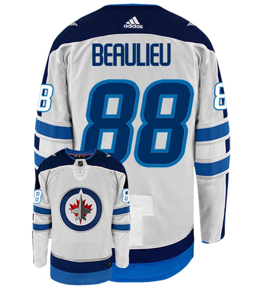 Nathan Beaulieu Winnipeg Jets Adidas Authentic Away NHL Hockey Jersey