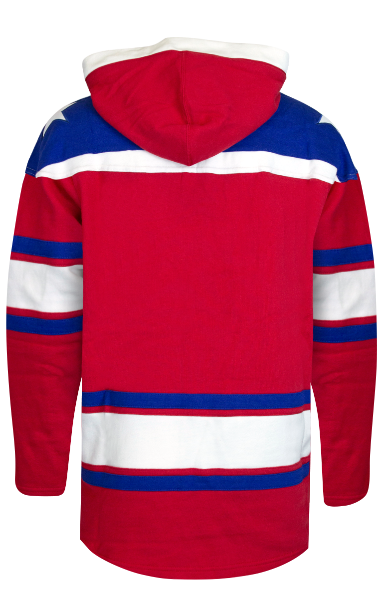 Customizable Washington Capitals 47' Retro Superior Lacer Hoody