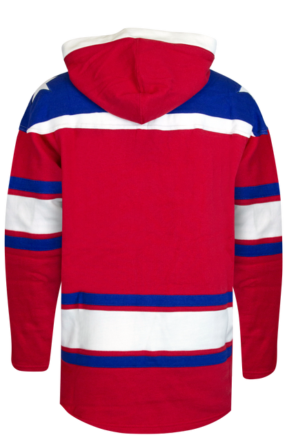 Customizable Washington Capitals 47' Retro Superior Lacer Hoody