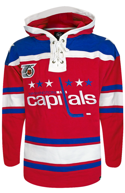 Customizable Washington Capitals 47' Retro Superior Lacer Hoody