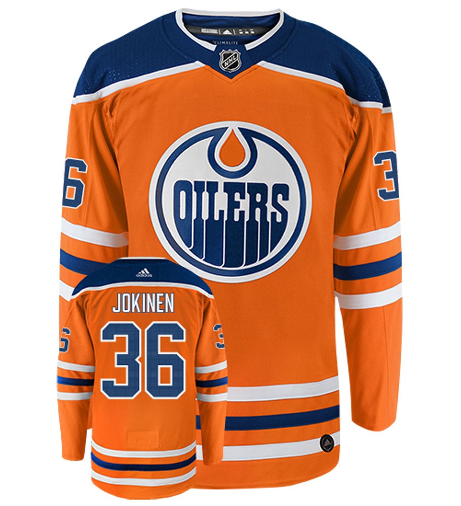 Jussi Jokinen Edmonton Oilers Adidas Authentic Home NHL Hockey Jersey