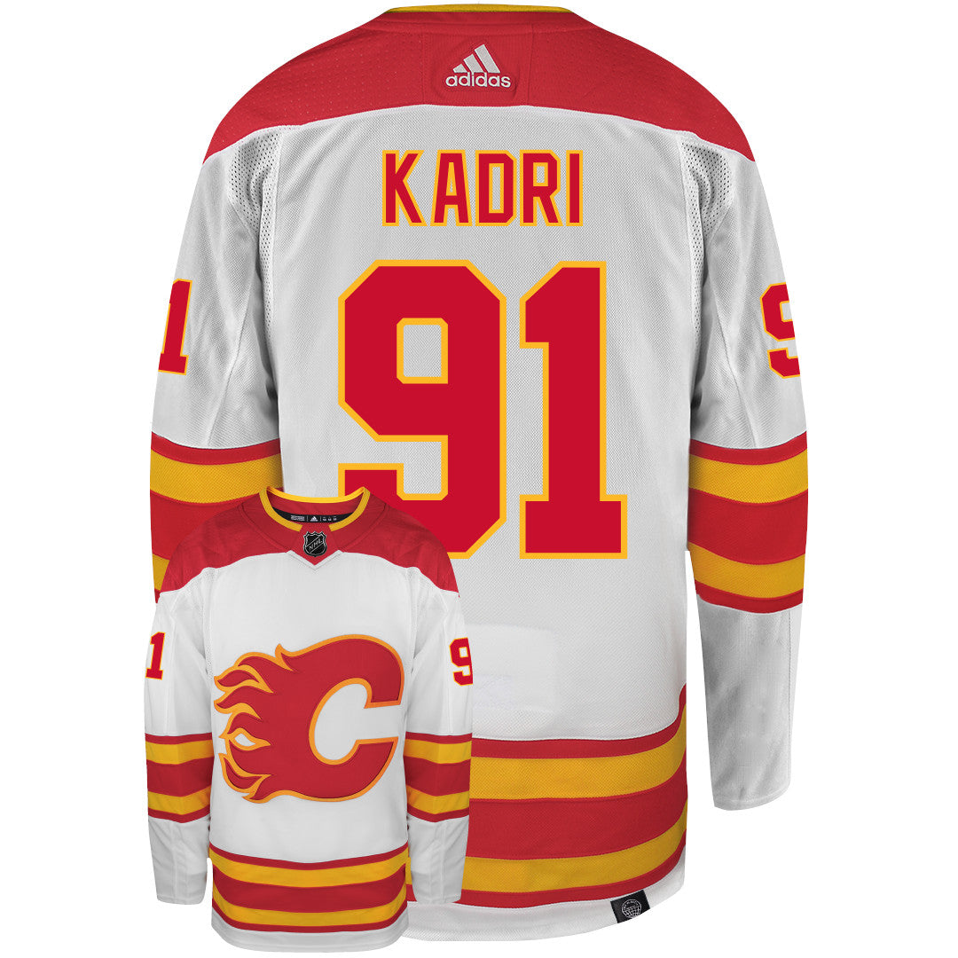 Nazem Kadri Calgary Flames Adidas Primegreen Authentic NHL Hockey Jersey