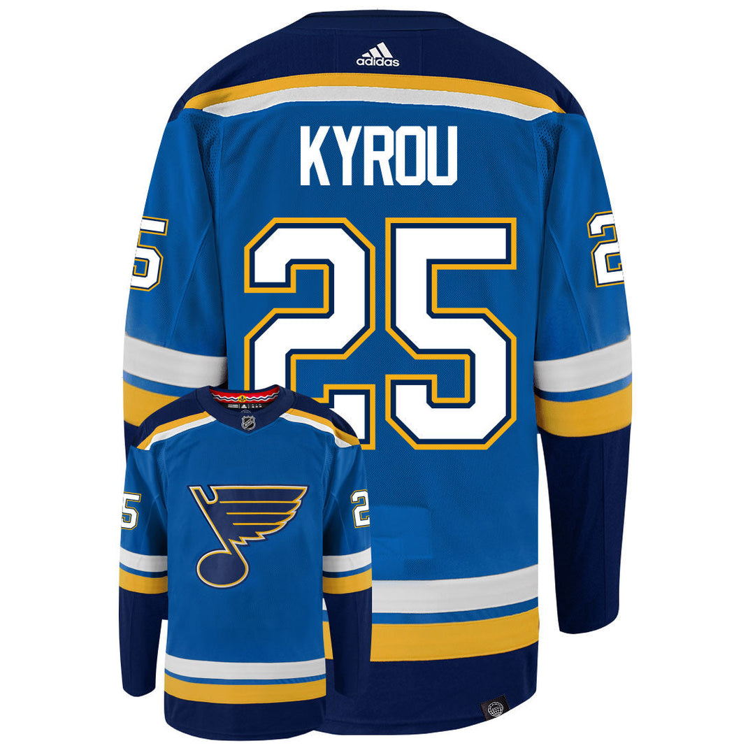 St. Louis Blues Adidas Authentic Third Alternate NHL Hockey Jersey