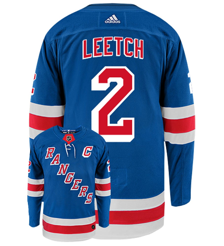 Brian Leetch New York Rangers Adidas Authentic Home NHL Vintage Hockey Jersey