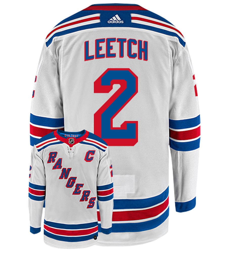 Brian Leetch New York Rangers Adidas Authentic Away NHL Vintage Hockey Jersey