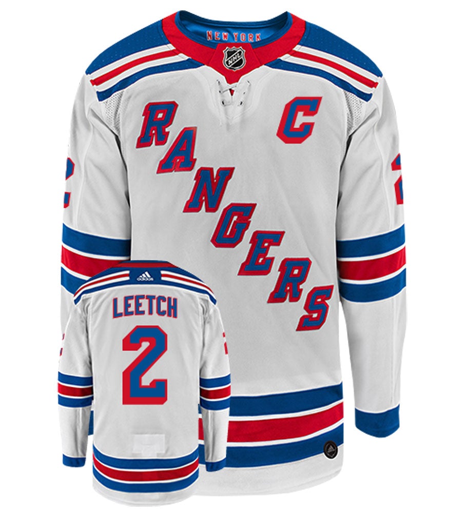Brian Leetch New York Rangers Adidas Authentic Away NHL Vintage Hockey Jersey